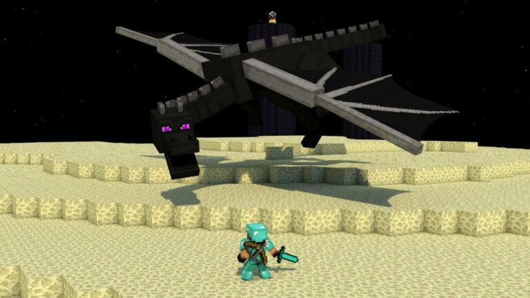 Minecraft Ender Dragon – não respeite este ender