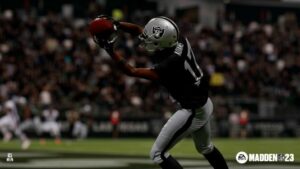 Madden 23 screenshot of raiders WR davante adams