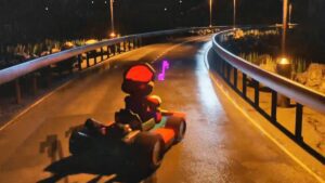 Animação de fan art de Mario Kart Blender nos dá vibrações lo-fi de Ghost Valley