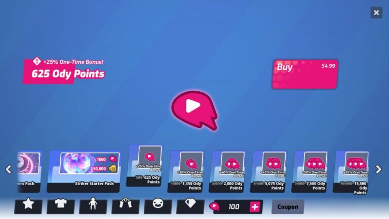 Omega Strikers Ody Points