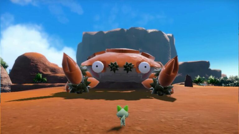 Pokémon Scarlet e Violet novos Pokémon – inimigo gigante Klawf