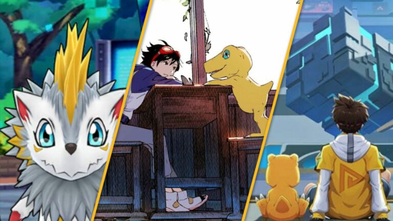 Jogos Digimon no Switch e no celular
