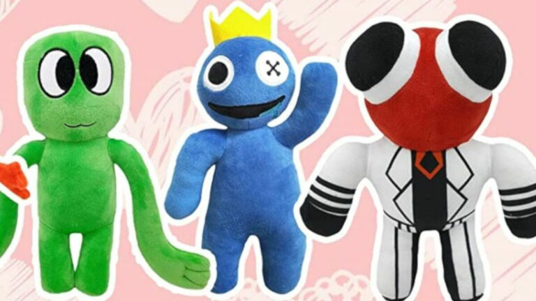 Bonecos de pelúcia e ação Rainbow Friends - todos os amigos assustadores