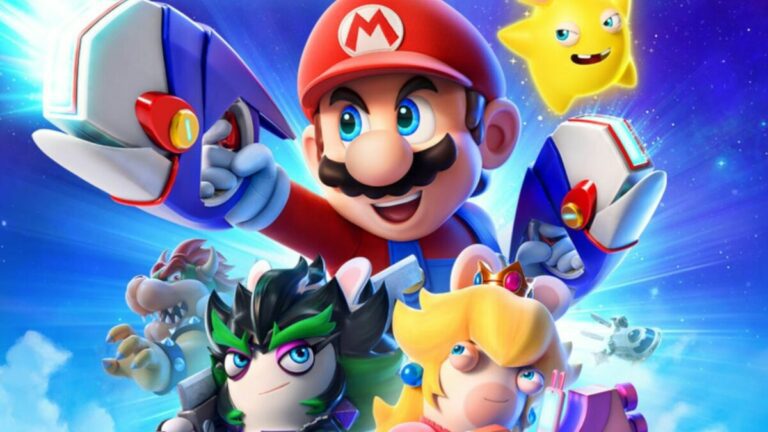 Arte de Mario + Rabbids Sparks of Hope tem uma semelhança galáctica