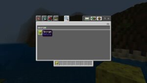 Sponge in Creative Mode in Minecraft