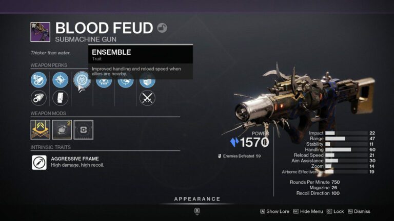 Destiny 2 Ensemble on Blood Feud