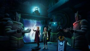 Anna and a player character in Arendell