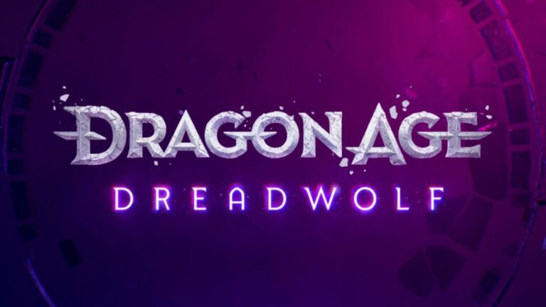 Dragon Age Dreadwolf Logo Art in purple