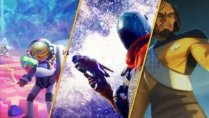Jogos espaciais no Switch e no celular