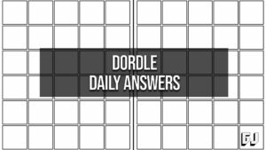 Daily Dordle Game Answers (December 2022)