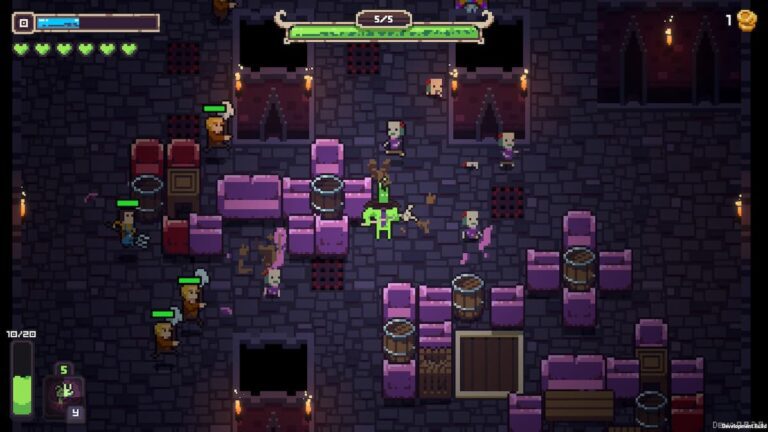 Zombie Necromancer in NecroBouncer