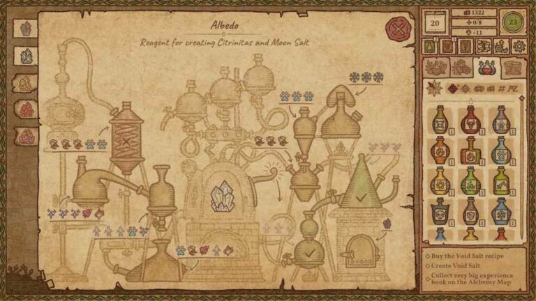 Como fazer Albedo em Potion Craft