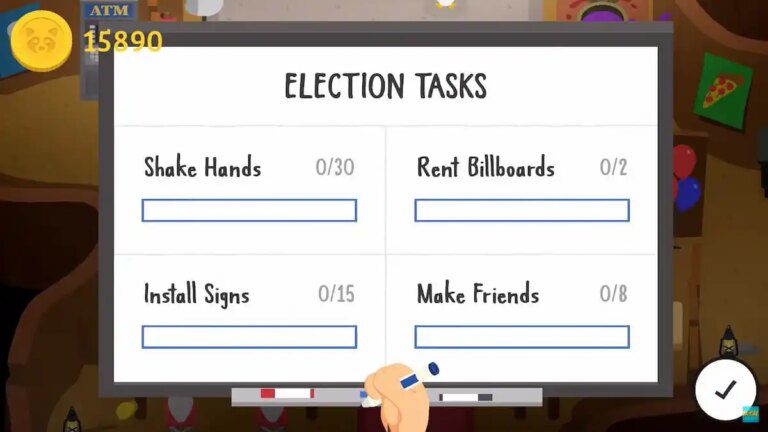 Sneaky Sasquatch election tasks