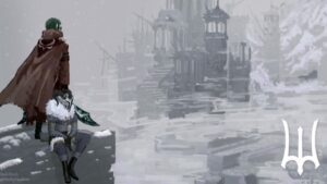 Characters standing in the cover image of Deepwoken.
