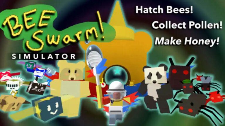 bee swarm simulator splash screen