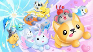 Adopt Me pets in a cartoon kawaii look