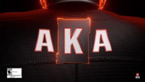 A screenshot containing AKA written on a closeup scene of the ball in Madden 23.