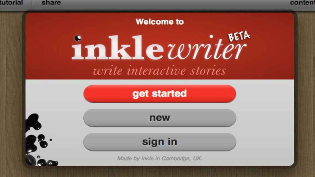 logotipo do inklewriter