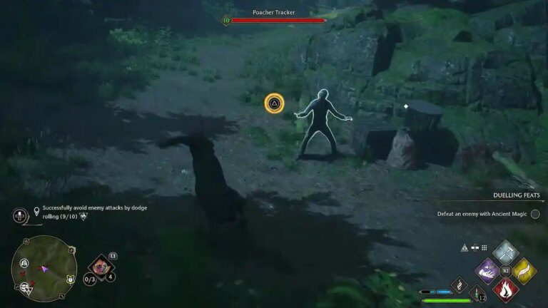 hogwarts legacy dodge roll
