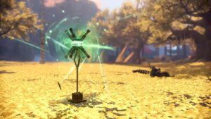 Celestial Anchor Karakuri emitting green light