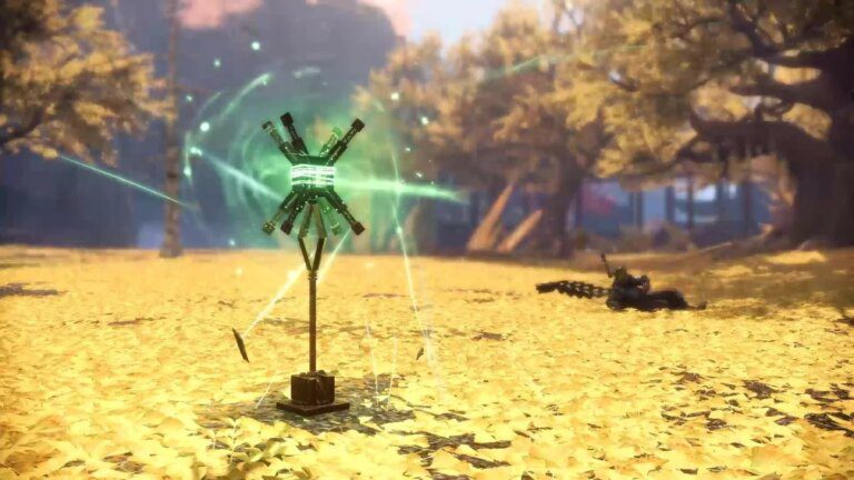 Celestial Anchor Karakuri emitting green light