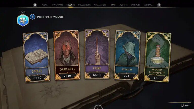 Best Dark Arts Talents to choose in Hogwarts Legacy - list of Talent trees.