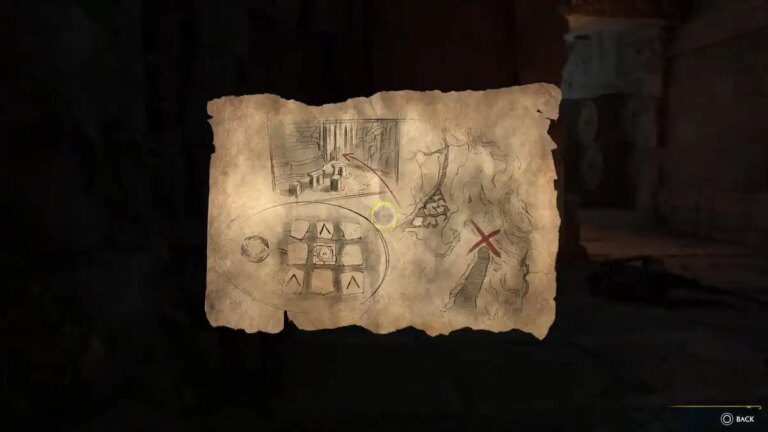 How to Find and Use the Mysterious Treasure Map in Hogwarts Legacy  - map inspection.