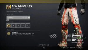 Destiny 2 - How to Get the Swarmers Boots - boots in collections.