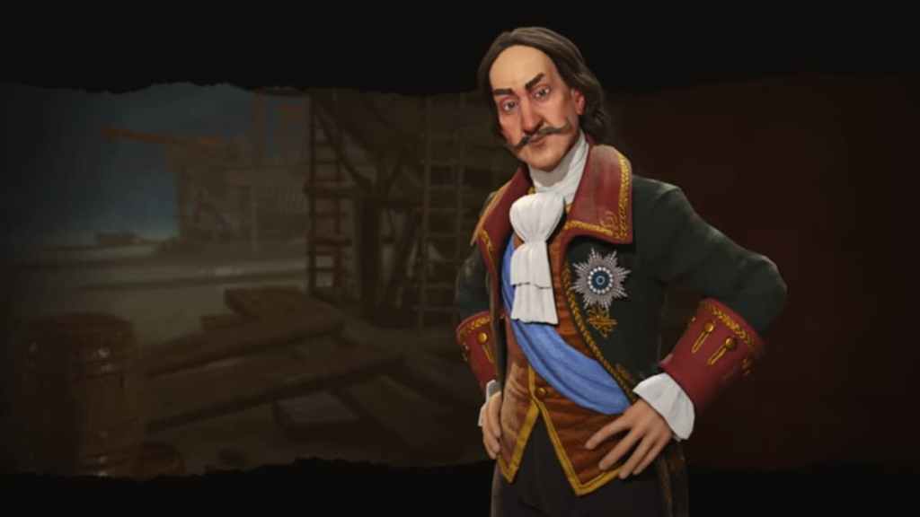 Pedro o Grande em Civ VI