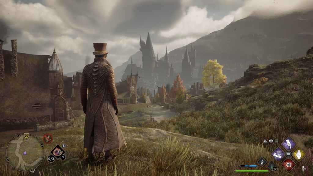 Como alterar o campo de visão na imagem em destaque do Legado de Hogwarts