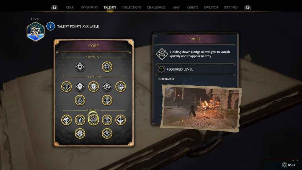 Como evitar facilmente ataques inimigos por Dodge Rolling - Hogwarts Legacy - atualização Swift.