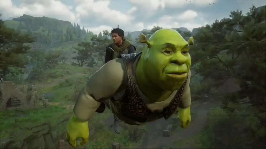 Como transformar sua vassoura em Shrek em Hogwarts Legacy imagem em destaque