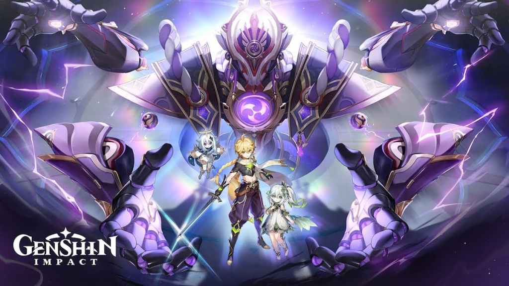 Akasha Pulses, a atualização Kalpa Flame Rises Genshin Impact com personagens do jogo.