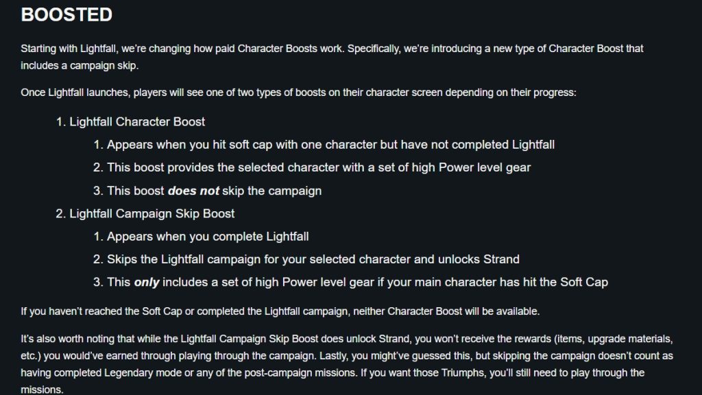 Você pode pular a campanha Destiny 2 Lightfall - Extrato TWAB.
