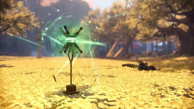 Celestial Anchor Karakuri emitting green light