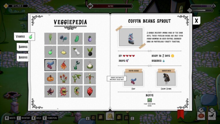 Coffin Beans Veggiepedia Page