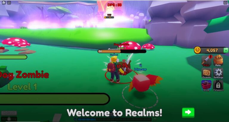 Realms! Simulator Codes