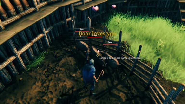 Como domesticar javalis em Valheim