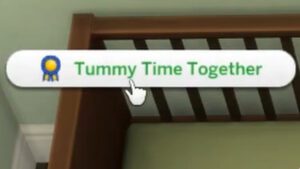 how to do tummy time in the sims 4