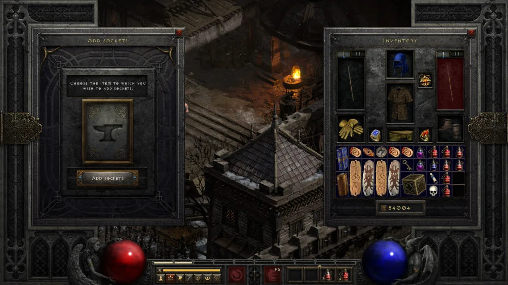 Diablo 2 Resurrected Adicionar Soquetes em Larzuk