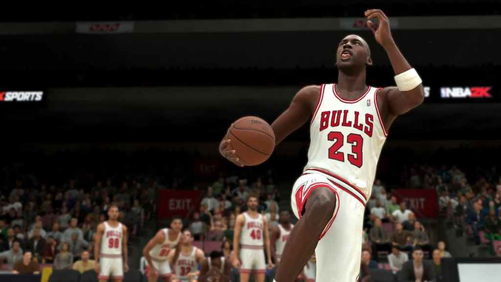 nba 2k23 captura de tela de Michael Jordan