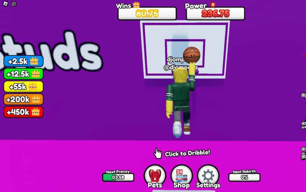 Códigos Roblox Super Dunk