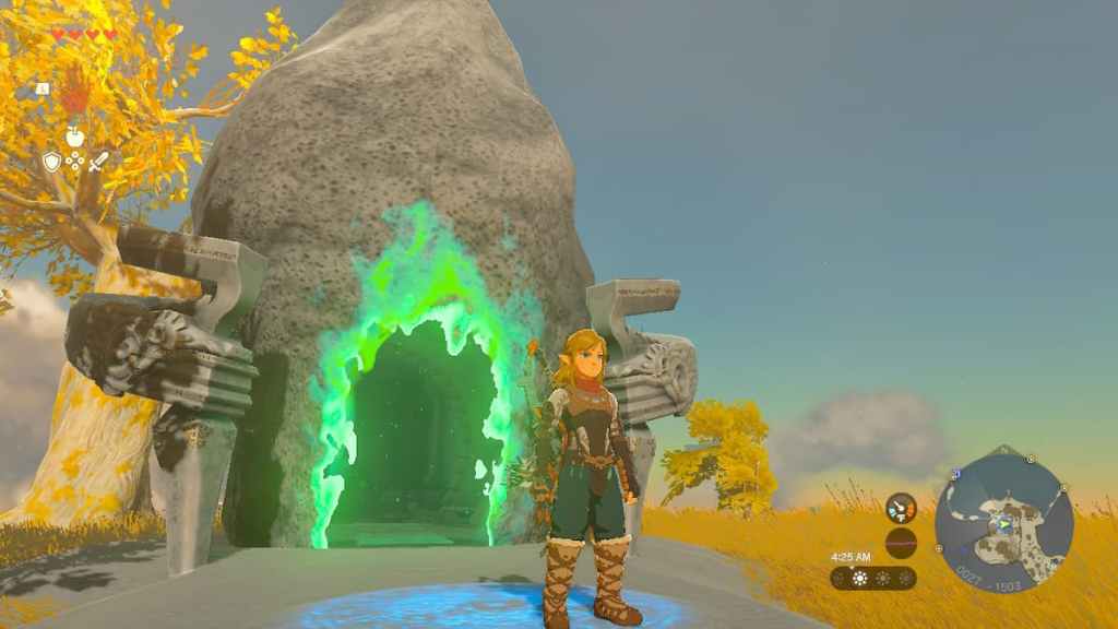 Onde fica o terceiro santuário em Zelda Tears of the Kingdom? Santuário 3 Localização mostrada imagem em destaque