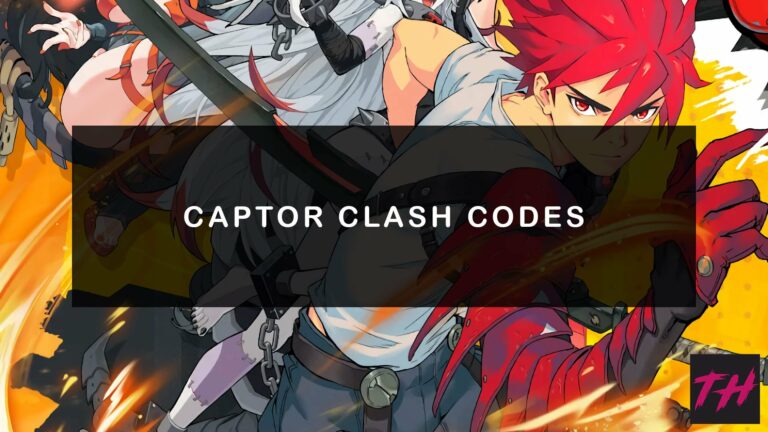 Captor Clash Codes Image