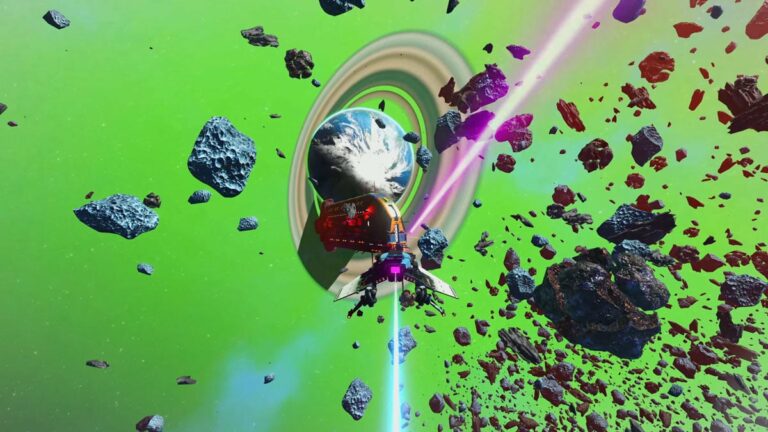 No Mans Sky Sinuglarity Fighting In Space Image