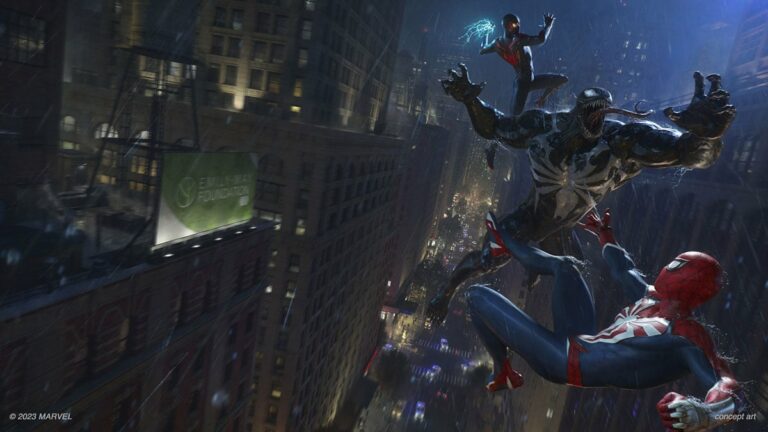 Marvels Spider Man 2 Venom Fight Image