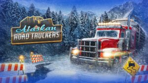 Alaskan Road Truckers Key Art Winter Truck Logo Image