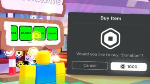Pls Donate In Game Example Image
