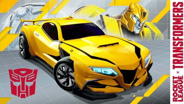 Transformers Rocket League Bumblebee Car Image