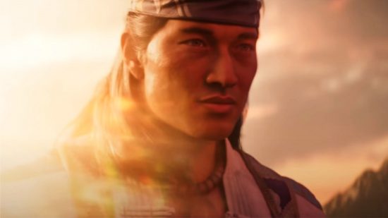 Personagens de Mortal Kombat 1: Liu Kang ficou com o sol brilhando atrás dele 